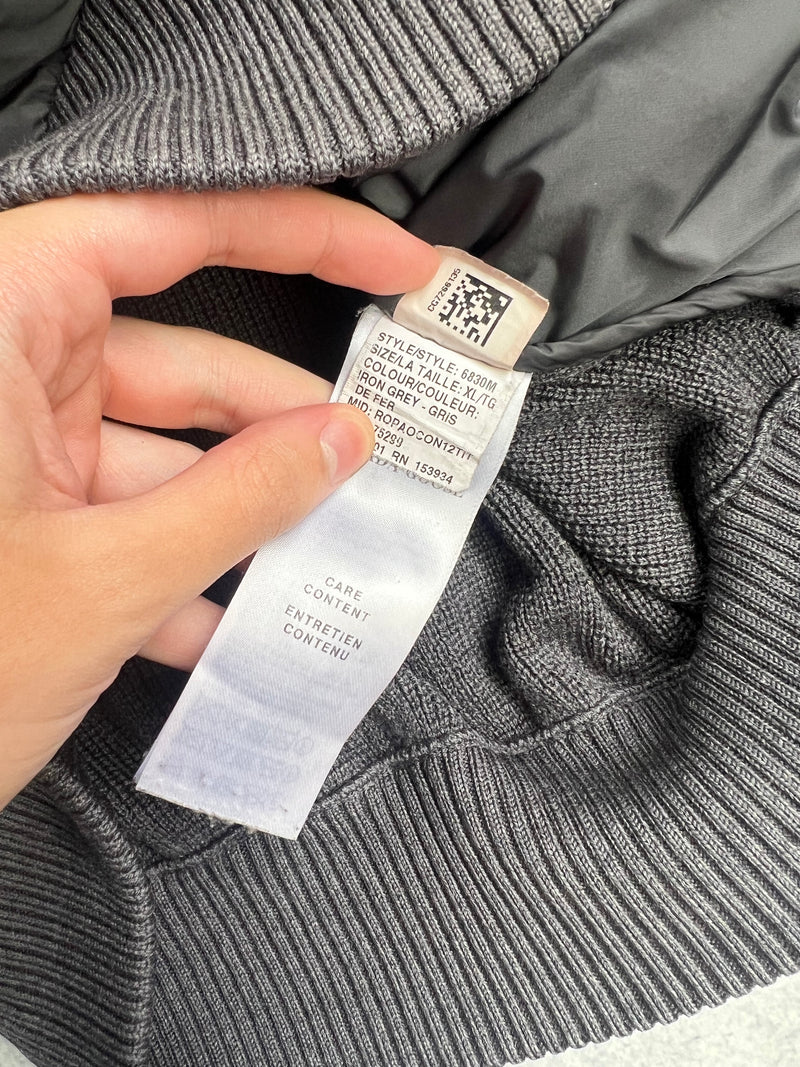 Canada goose grey hybridge knit jacket