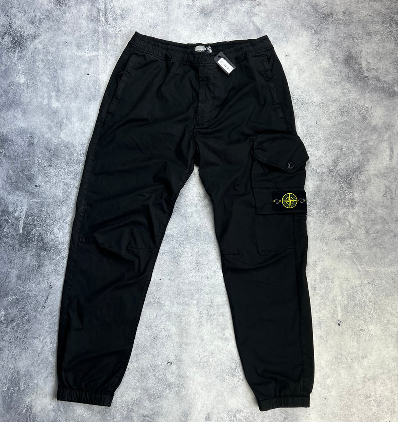 Stone island 2023 black cargo trousers