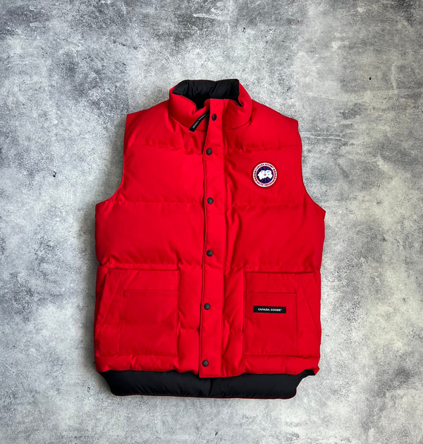 Canada goose red freestyle gilet