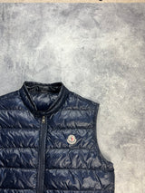 Moncler navy gui gilet