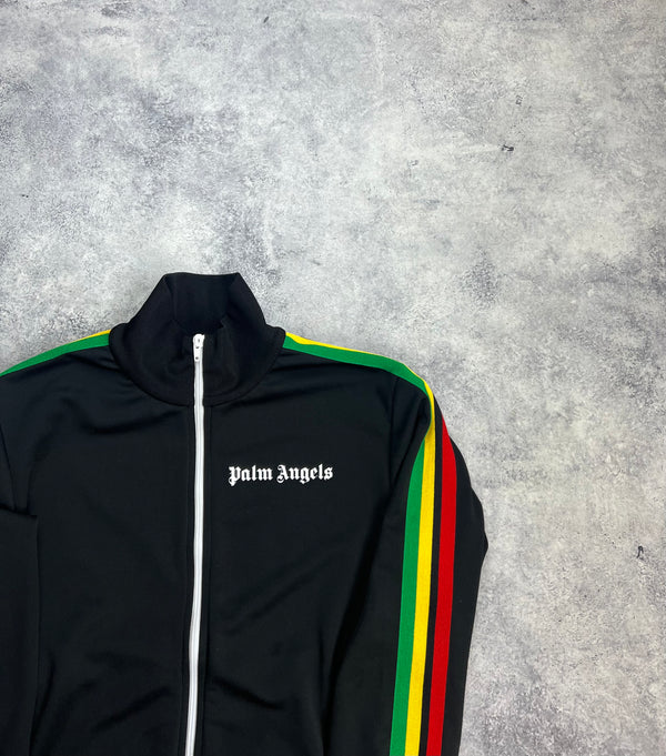 Palm angels black exodus track jacket