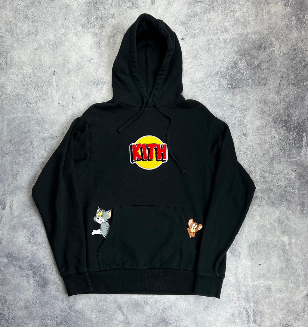 Kith x Tom u0026 Jerry black hoodie - MrBreckz Limited