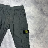 Stone island charcoal grey cargo trousers