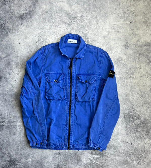 Stone island AW21 blue overshirt