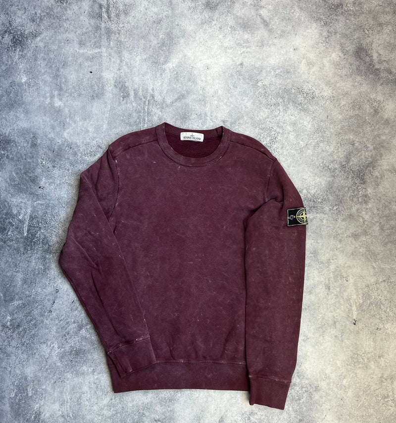 Stone island 2017 burgundy frost jumper MrBreckz Limited