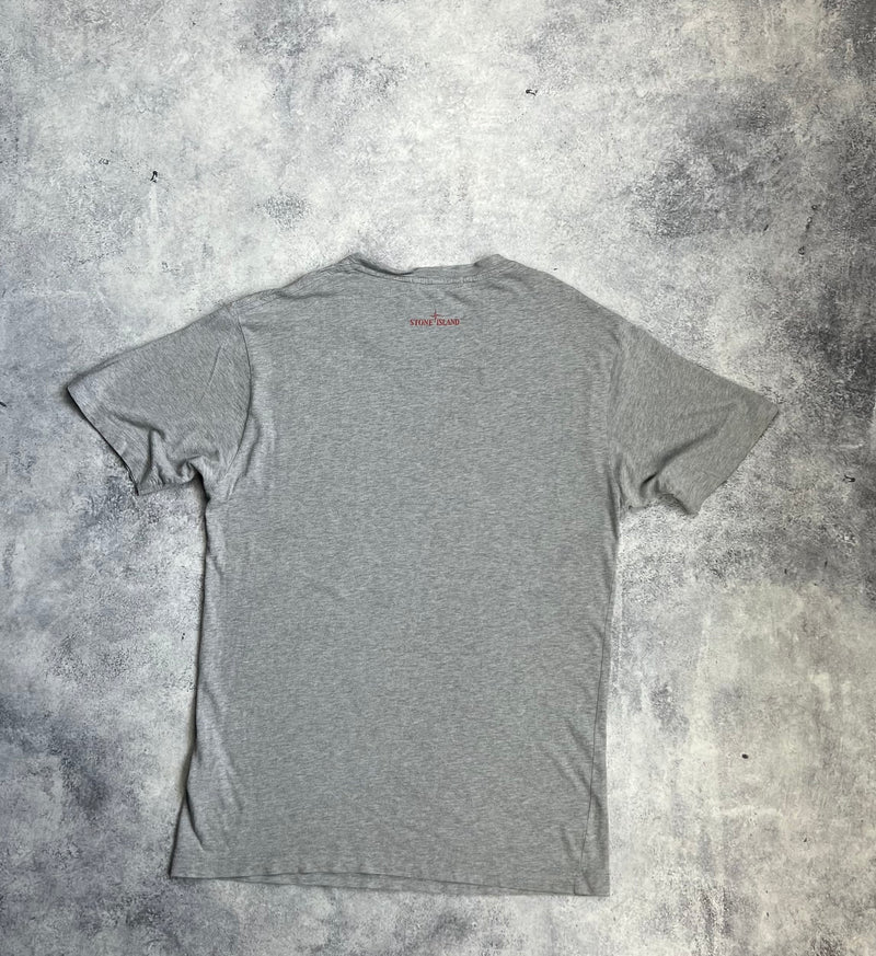 Stone island 2019 grey graphic tee