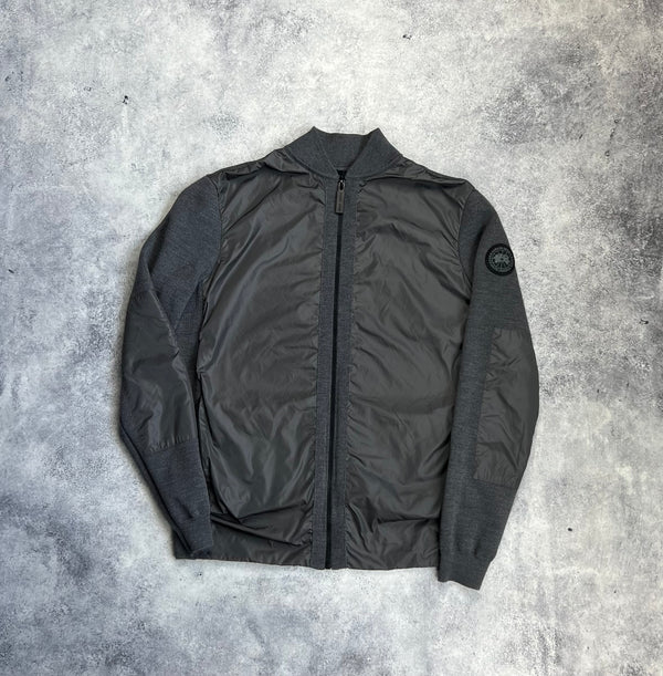 Canada goose grey windbridge zip bomber