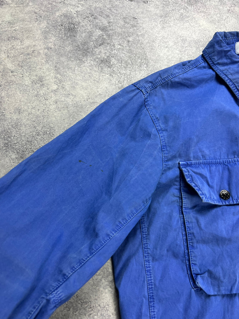 Stone island 2021 blue overshirt