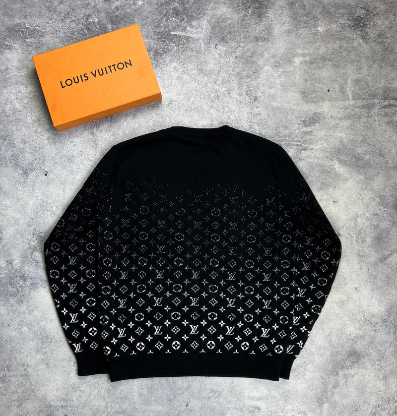 Louis vuitton black Gradient jumper