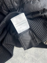 Moncler black tricot cardigan