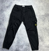 Stone island 2023 black cargo trousers