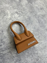 Jacquemus the Chiquito brown signature mini handbag