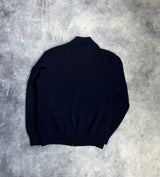 Canada goose navy black label hybridge knit