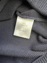 Dior deep blue oblique inserts jumper