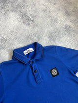 Stone island JUNIOR AW14 royal blue polo shirt