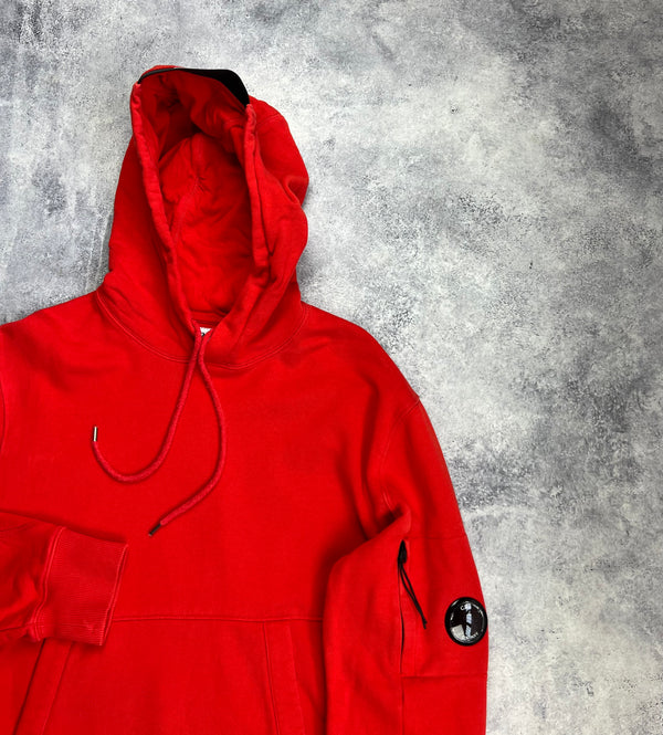 CP company red pullover hoodie