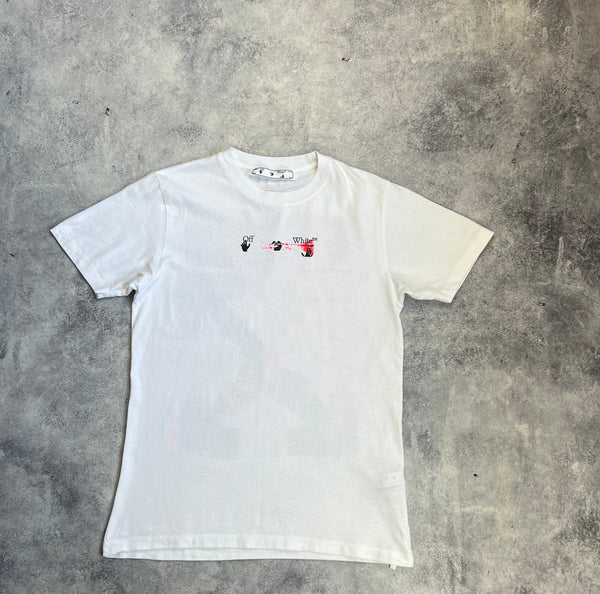 Off-white graphic white tee