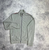 Moncler grey zip up jumper