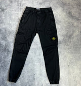 Stone island 2021 black cargo trousers