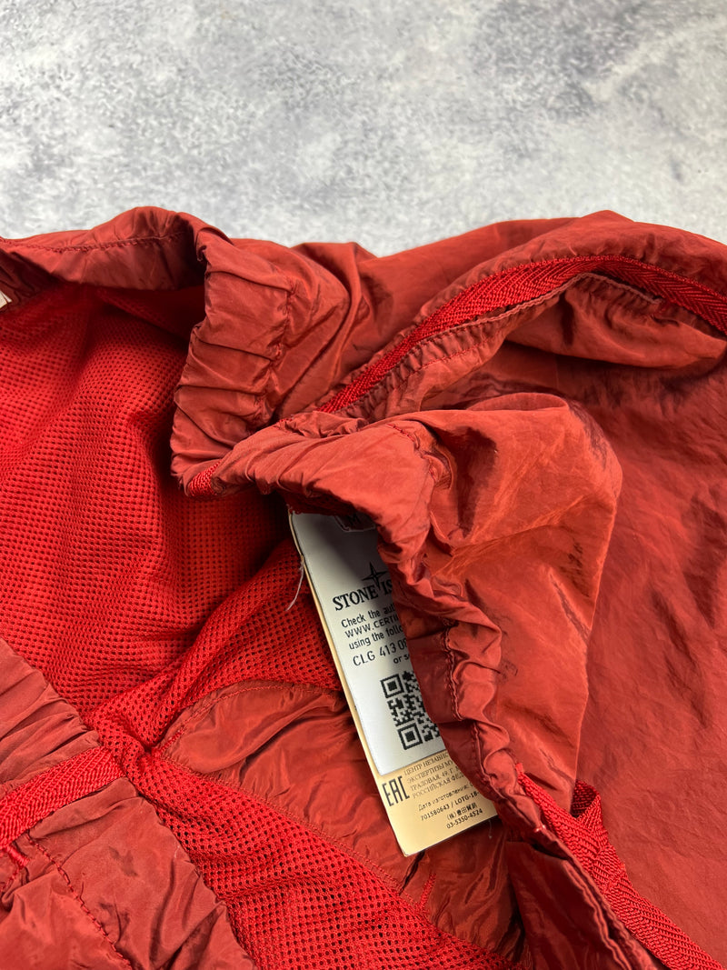 Stone island 2019 red nylon metal swim shorts