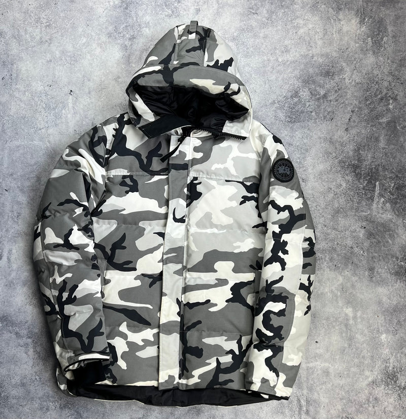 Canada goose grey camo MacMillan parka