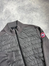 Canada goose grey hybridge knit jacket