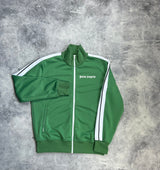 Palm angels green track jacket