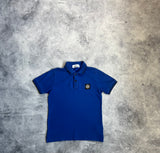 Stone island JUNIOR AW14 royal blue polo shirt