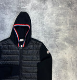 Moncler black maglia tricot cardigan