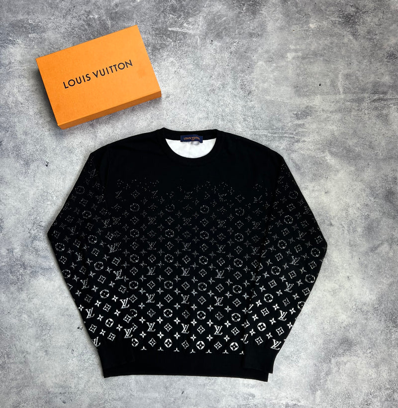 Louis vuitton black Gradient jumper