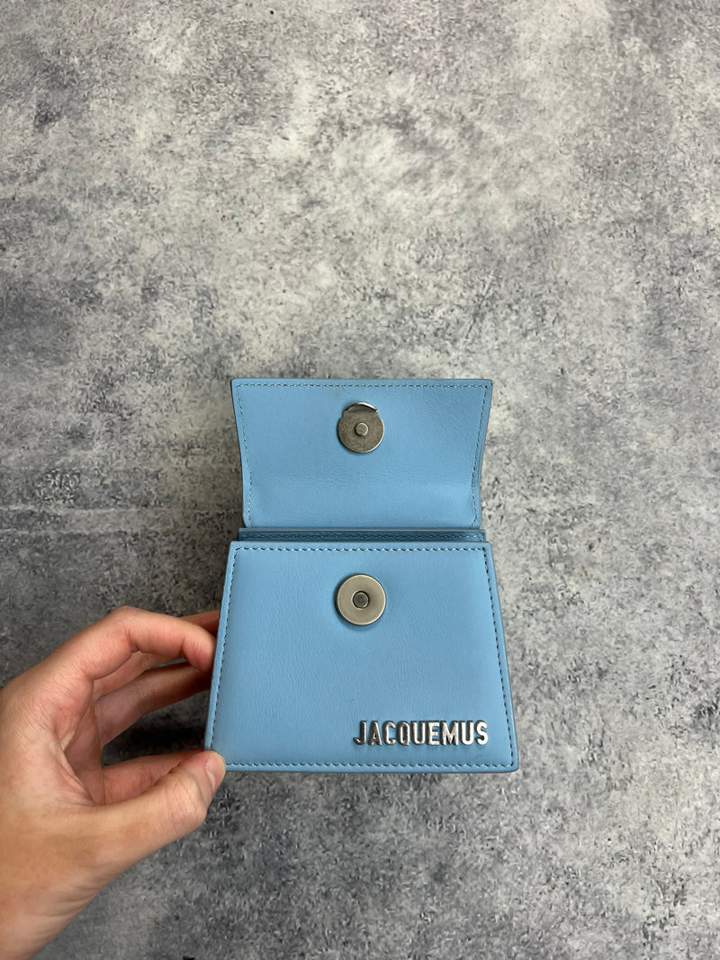 JACQUEMUS the Chiquito baby blue signature mini handbag