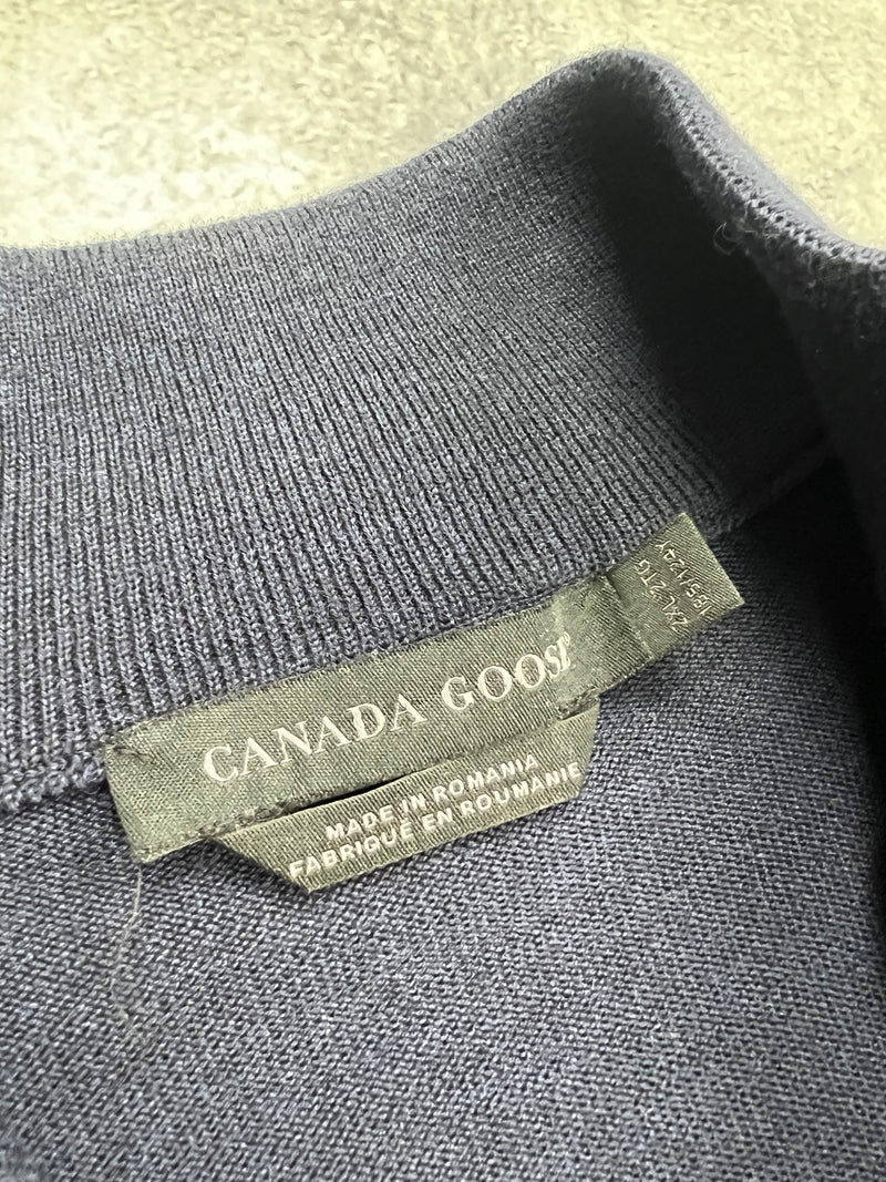 Canada goose navy hybridge packable knit