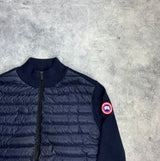 Canada goose navy hybridge packable knit