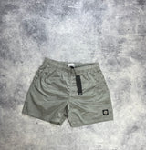 Stone island 2017 silver nylon metal swim shorts