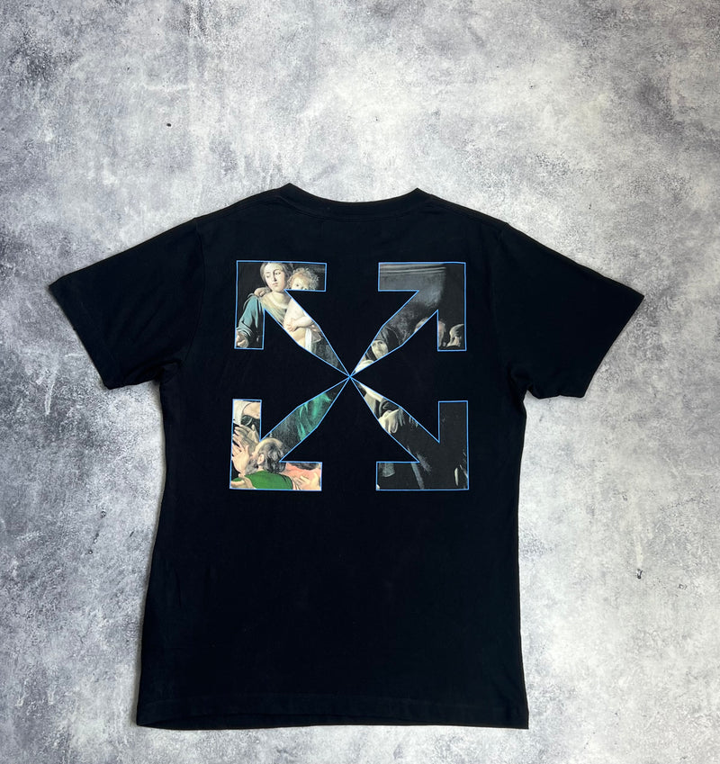 Off-white Caravaggio black painting tee