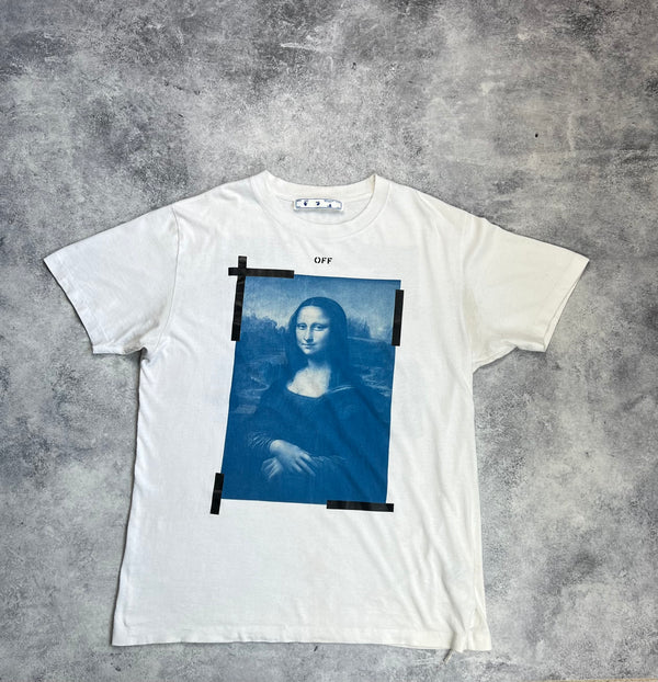 Off-white Mona Lisa white tee