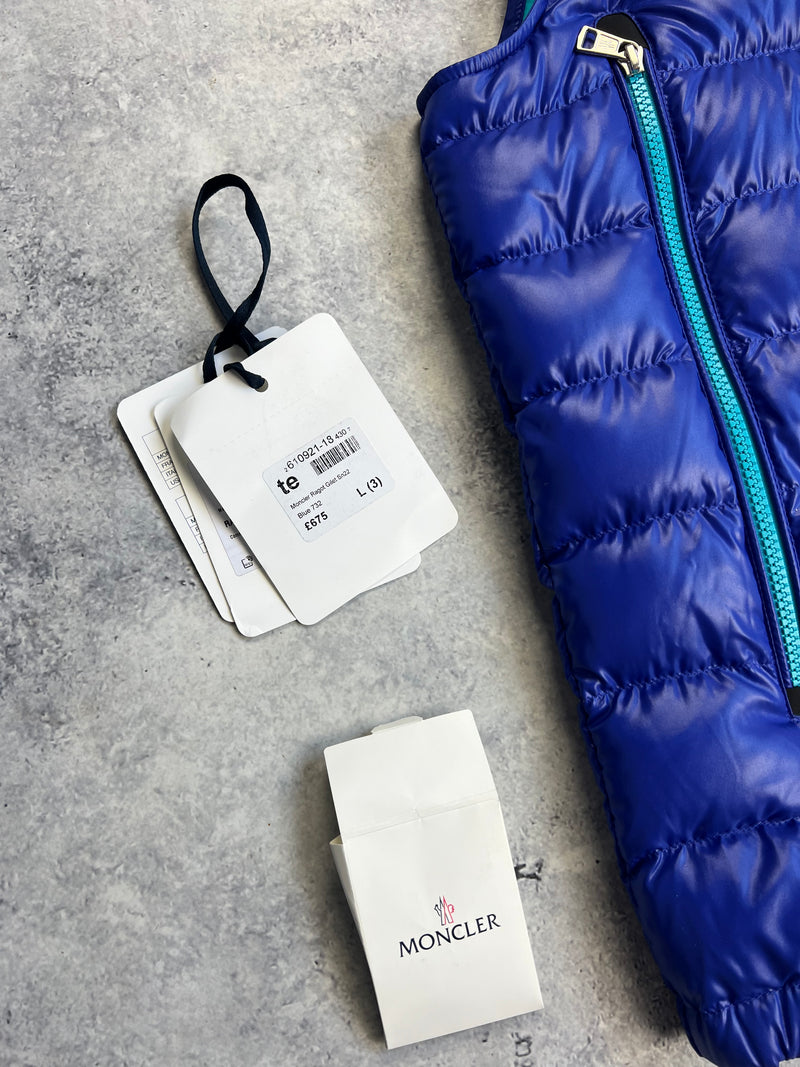 Moncler raglot blue gilet