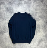 Dior deep blue oblique inserts jumper