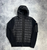 Moncler black tricot cardigan