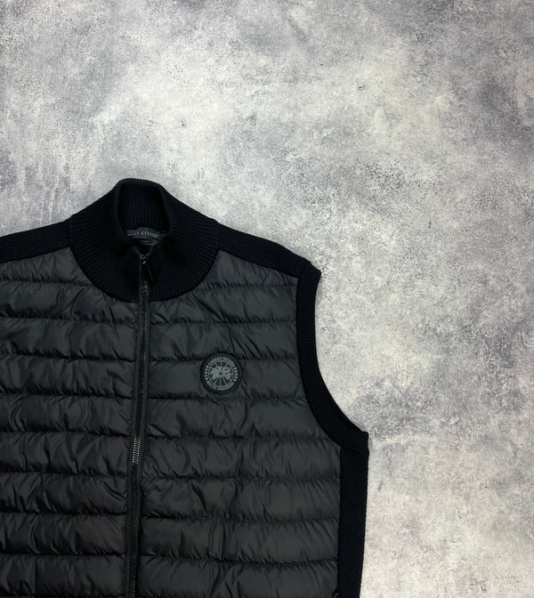 Canada goose black label hybridge knit gilet