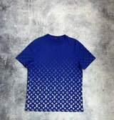 Louis vuitton blue monogram gradient tee