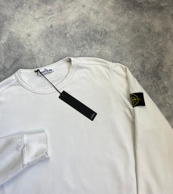 Stone island 2018 white jumper