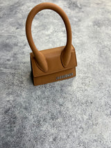 Jacquemus the Chiquito brown signature mini handbag