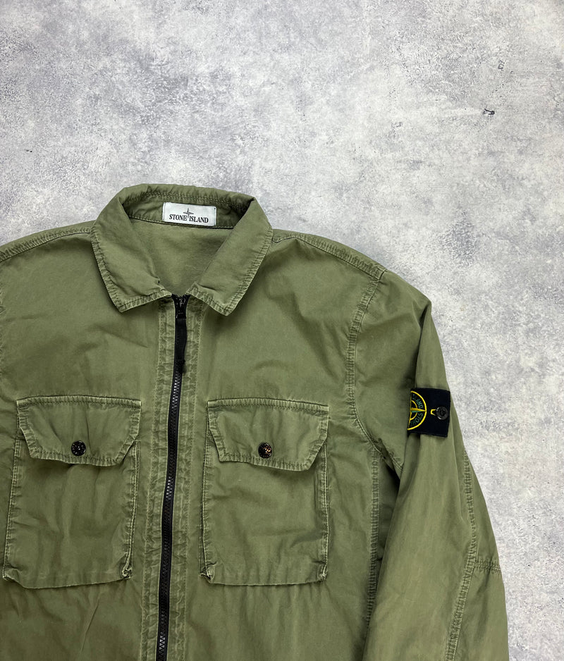 Stone island 2021 khaki overshirt