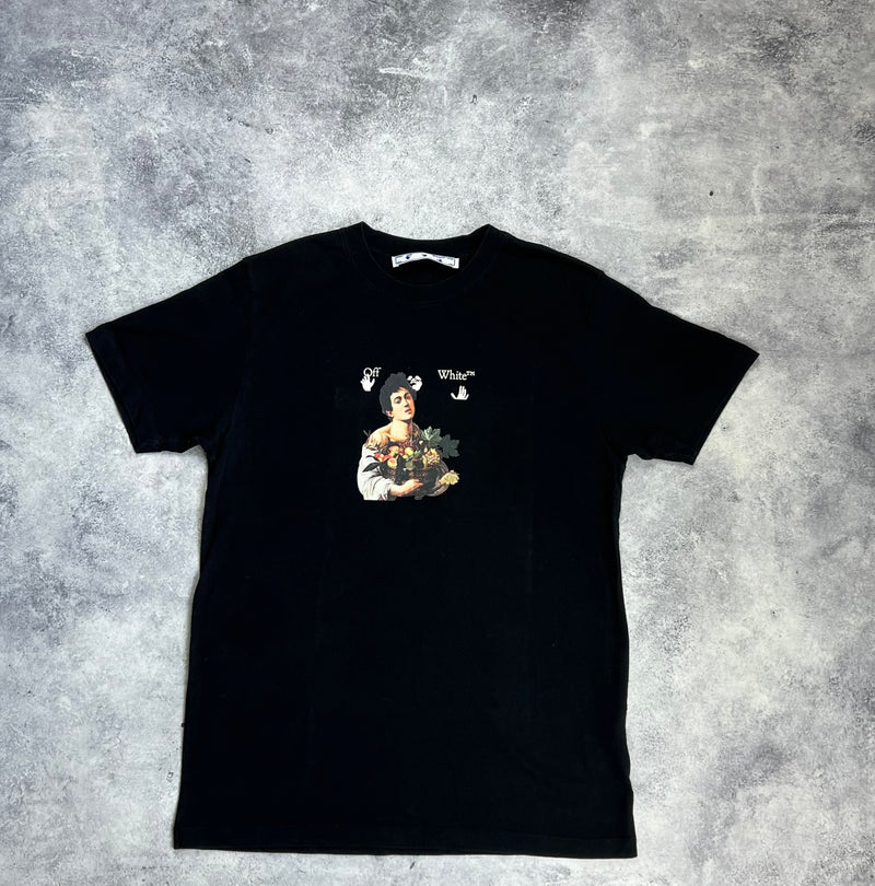 Off-white Caravaggio boy black tee