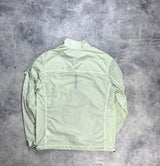 CP company half zip nylon green overshirt jacket