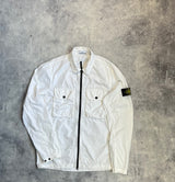 Stone island 2021 white overshirt