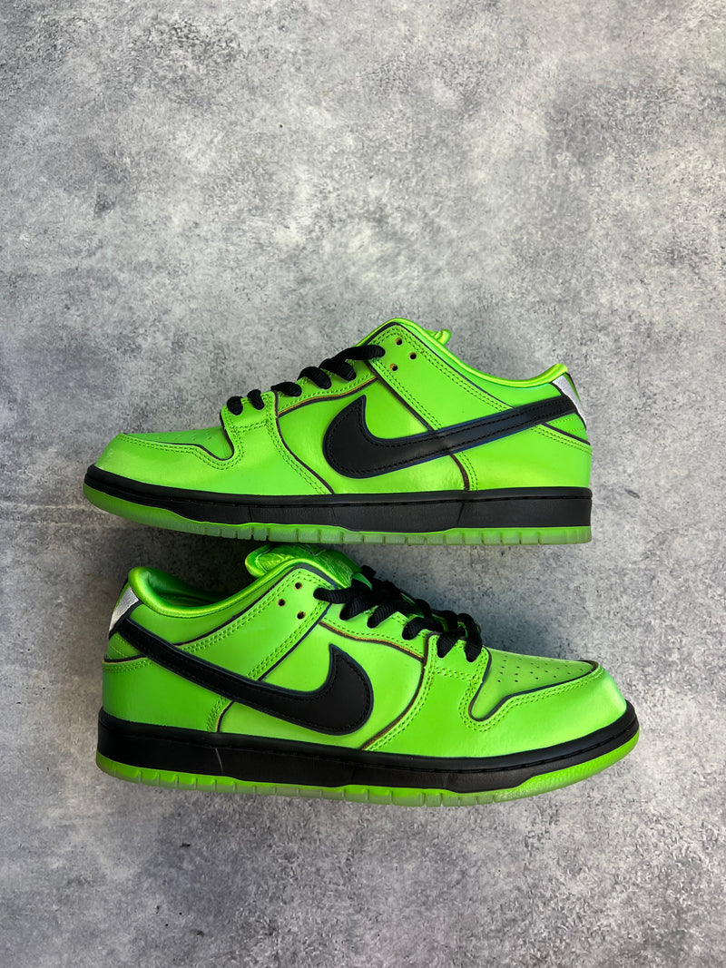 Nike SB dunk low x powerpuff girls buttercup size UK 8 / US 9