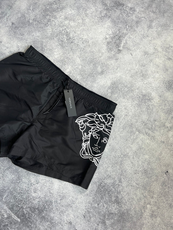 Versace black Medusa swim shorts