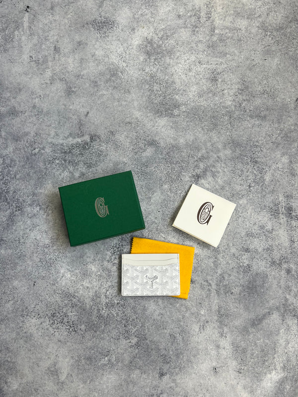 Goyard Saint Sulpice white cardholder